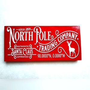 New 5"x12" Christmas Sign Decor